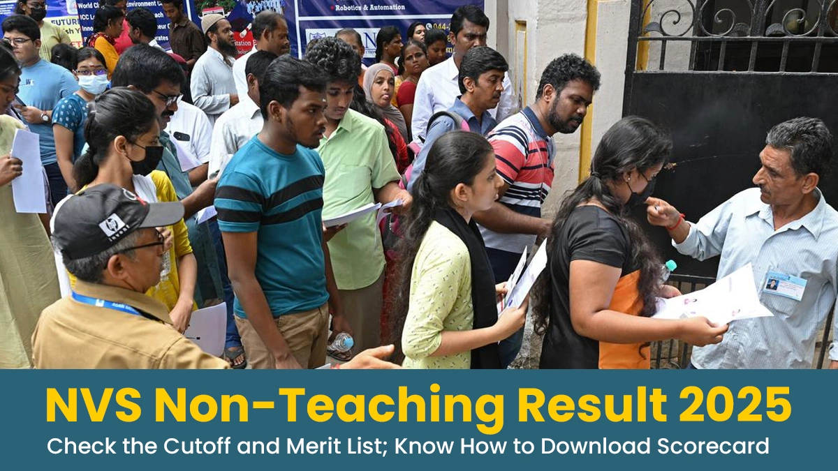 NVS Non-Teaching Result 2025 Check the Cutoff and Merit List.webp